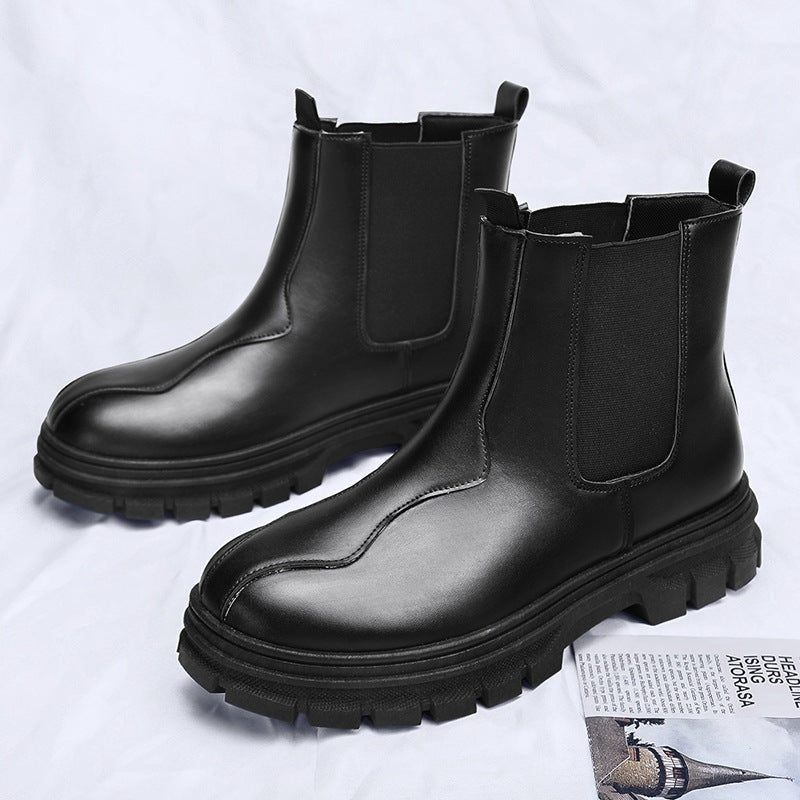Rui | Chelsea Boots Homem Couro Sintético Sola Grossa