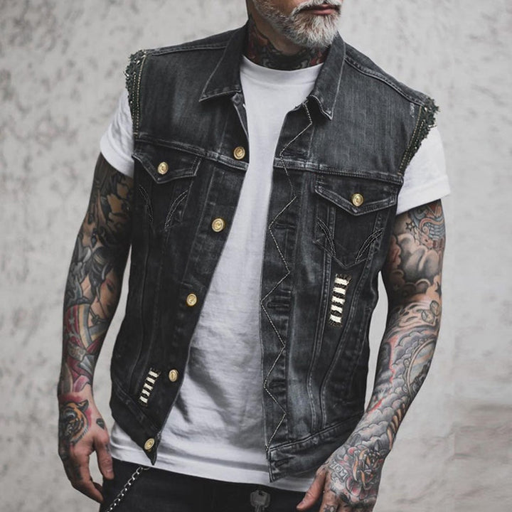 Rui | Colete de Ganga Homem Sem Mangas Streetwear