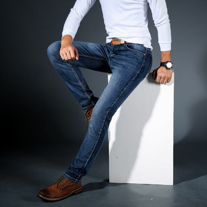 Rui | Jeans Slim Fit Homem Denim Elástico