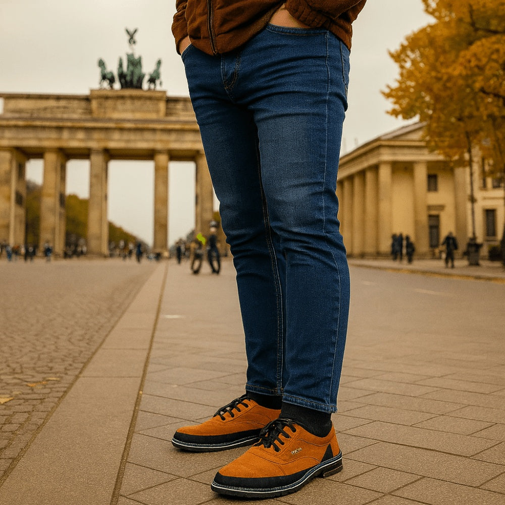 Rui | Sapatos Oxford Homem de Camurça com Atacadores