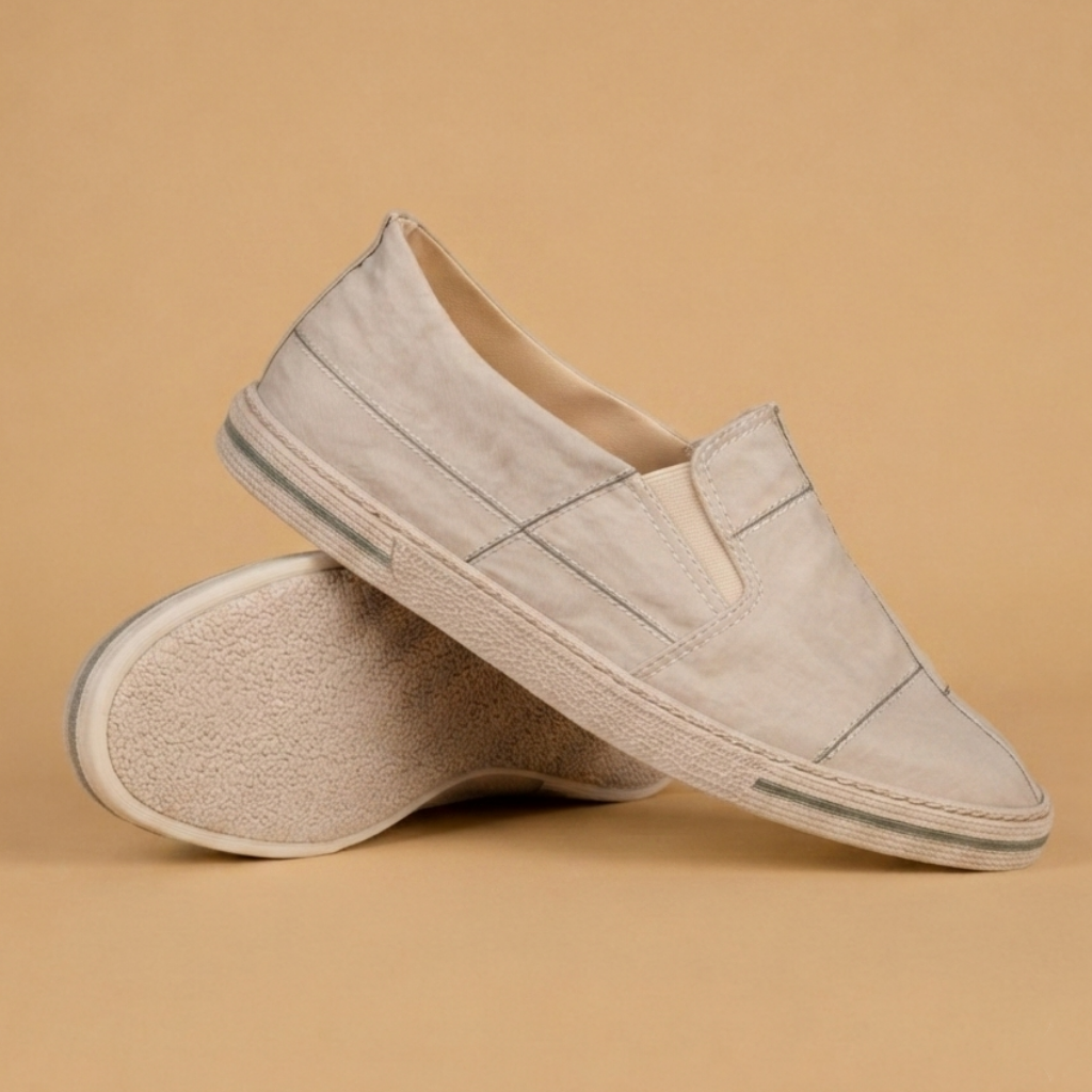 Sapatilhas de Lona Slip-On Homem Sem Atacadores