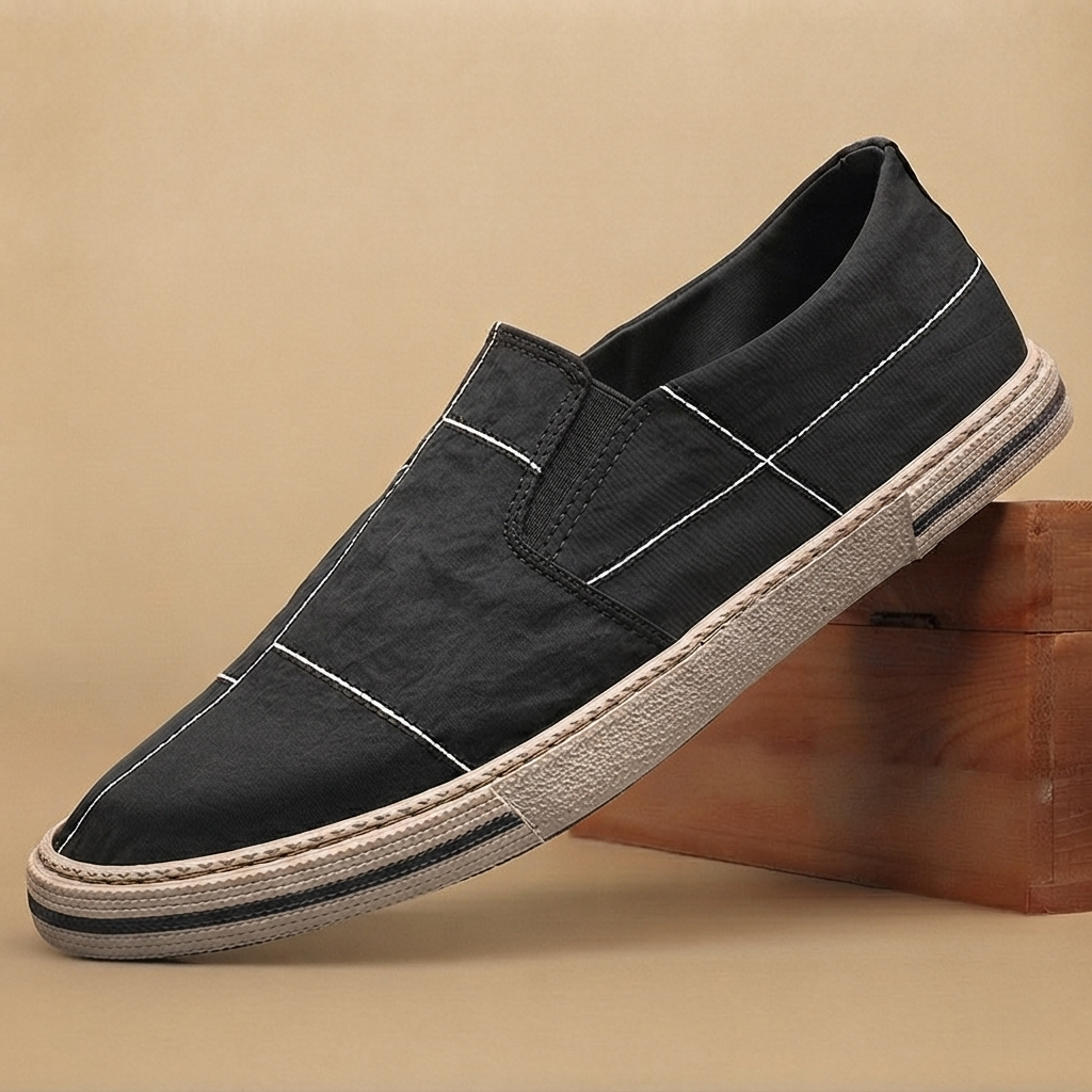Sapatilhas de Lona Slip-On Homem Sem Atacadores