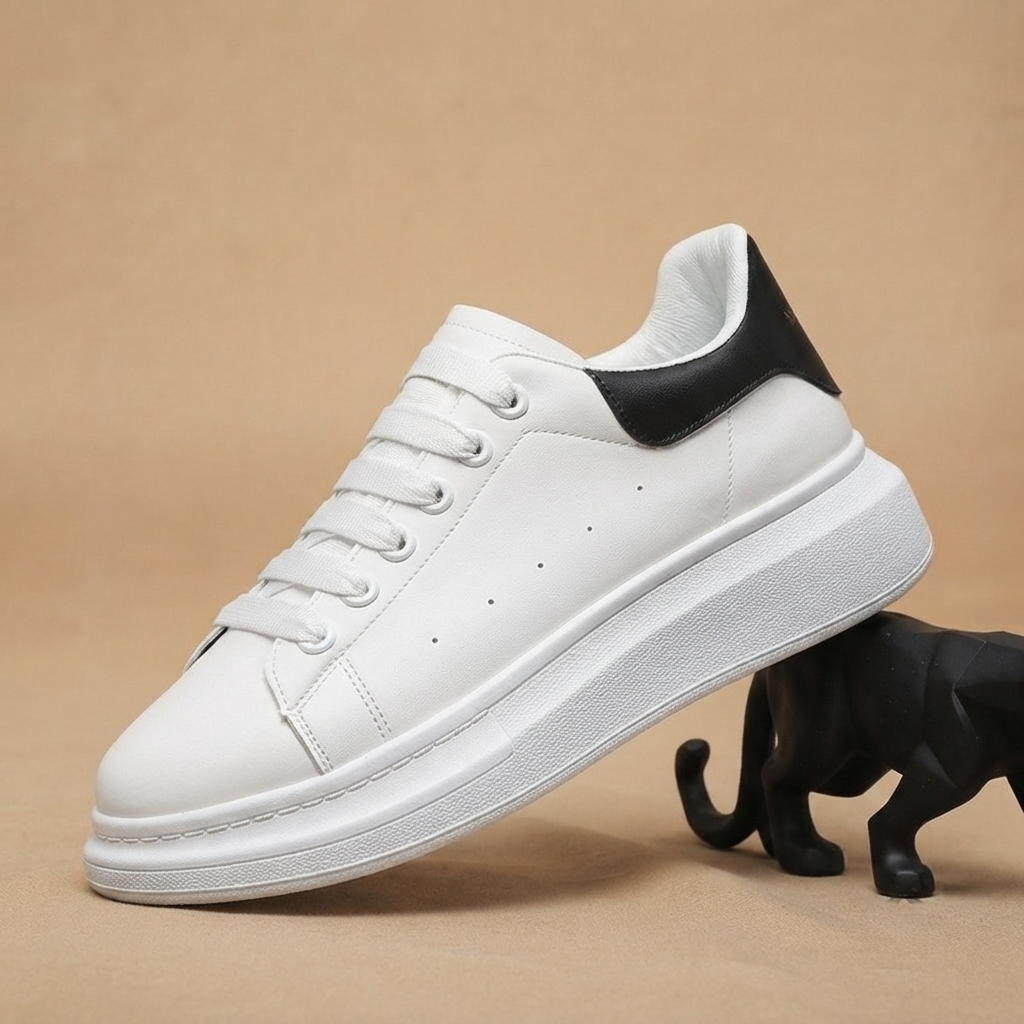 Sapatilhas Homem Plataforma Atacadores Casual Sneakers