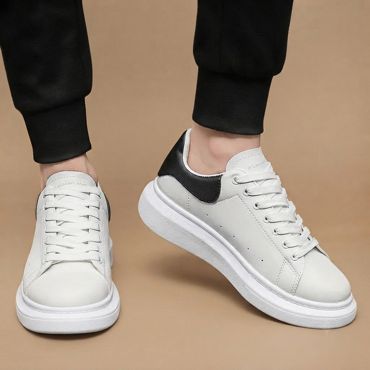 Sapatilhas Homem Plataforma Atacadores Casual Sneakers