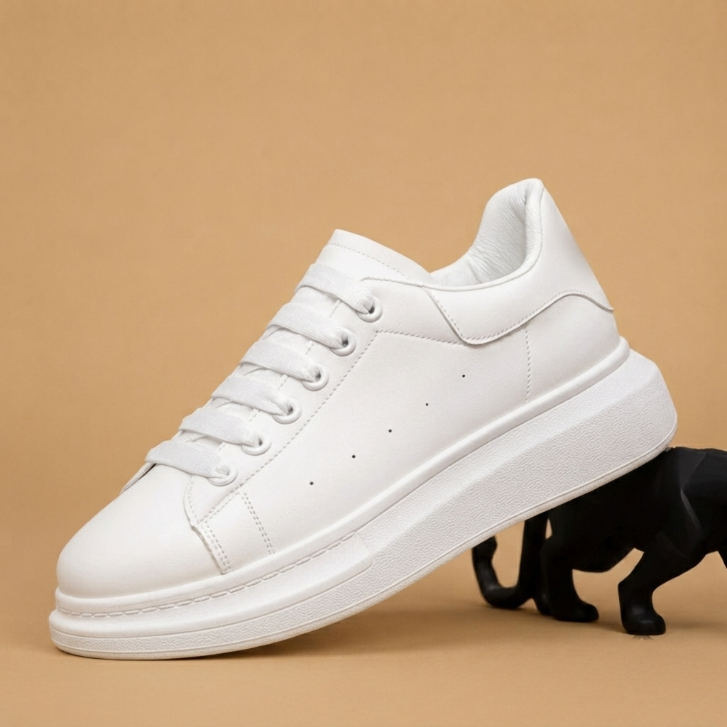 Sapatilhas Homem Plataforma Atacadores Casual Sneakers