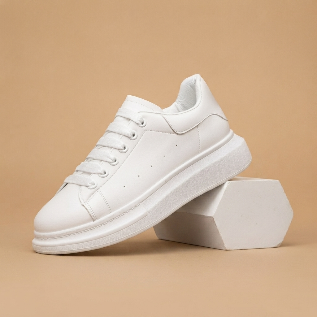 Sapatilhas Homem Plataforma Atacadores Casual Sneakers