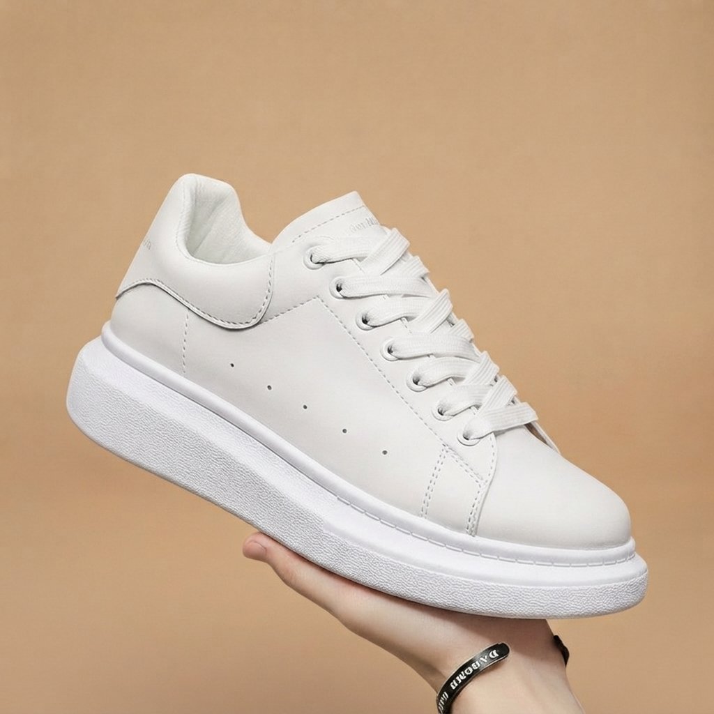 Sapatilhas Homem Plataforma Atacadores Casual Sneakers