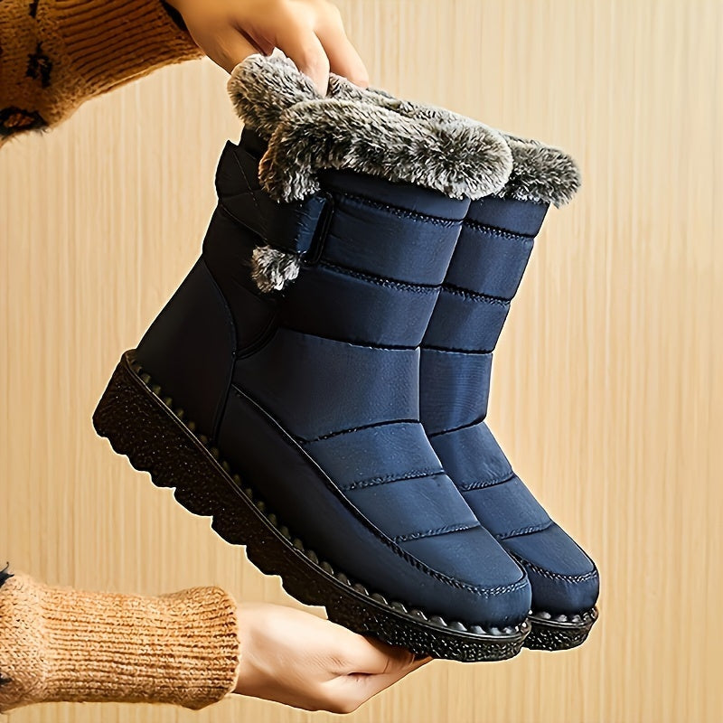 Sara | Botas de Neve Impermeáveis Mulher Forro Pelúcia