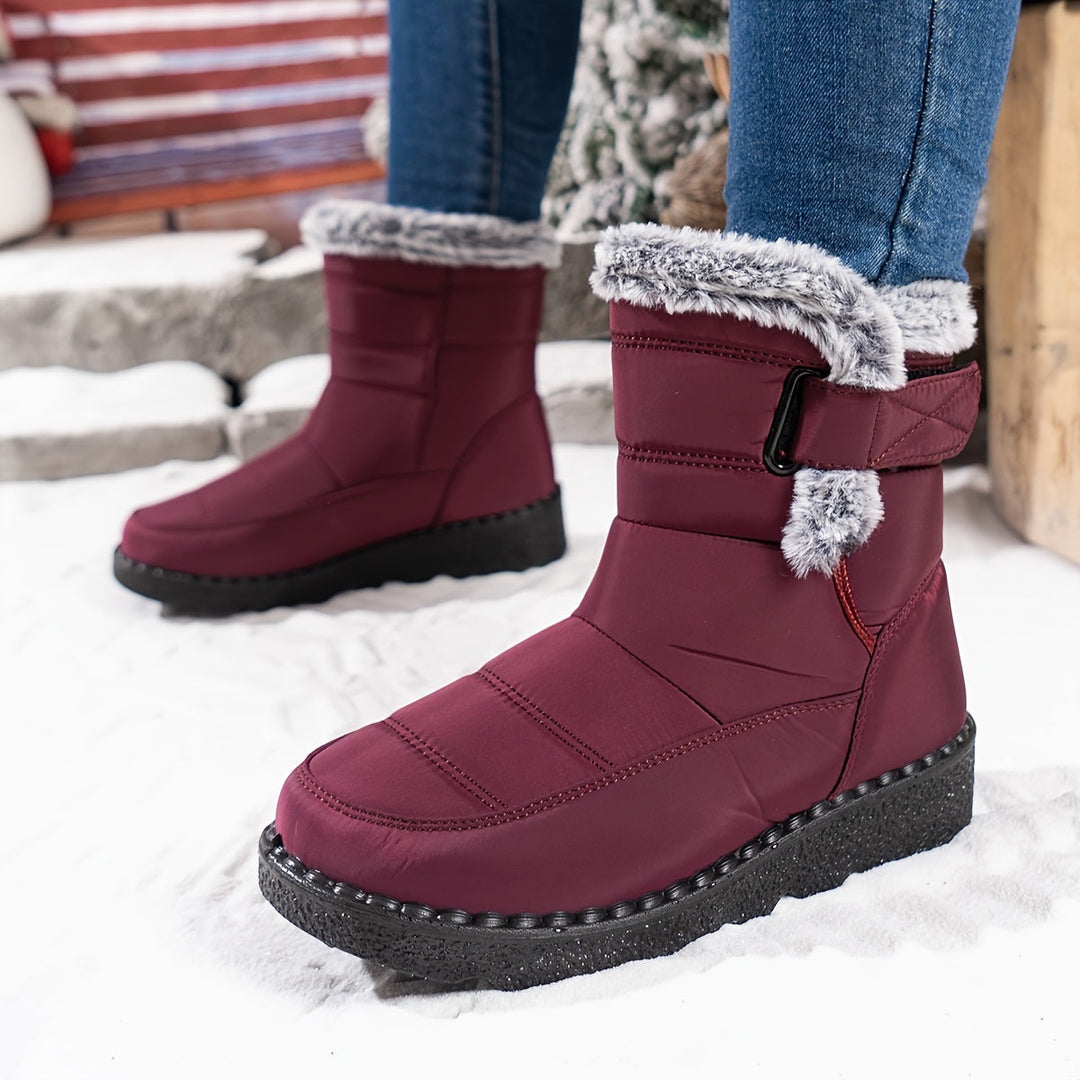 Sara | Botas de Neve Impermeáveis Mulher Forro Pelúcia