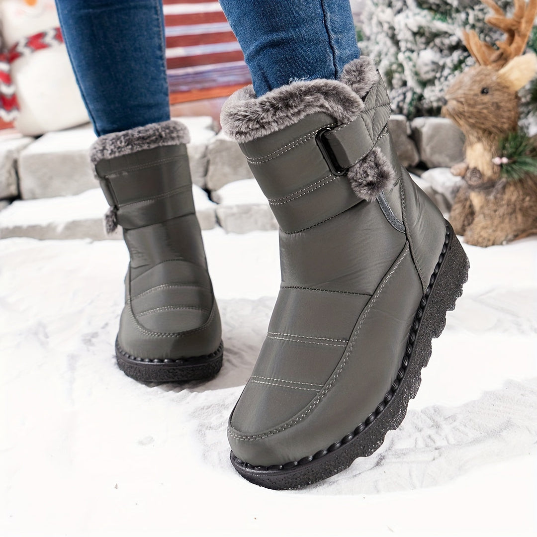 Sara | Botas de Neve Impermeáveis Mulher Forro Pelúcia