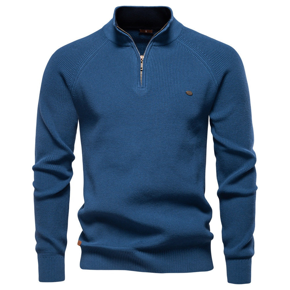 Sérgio | Camisola com Fecho Homem Quarter Zip Malha