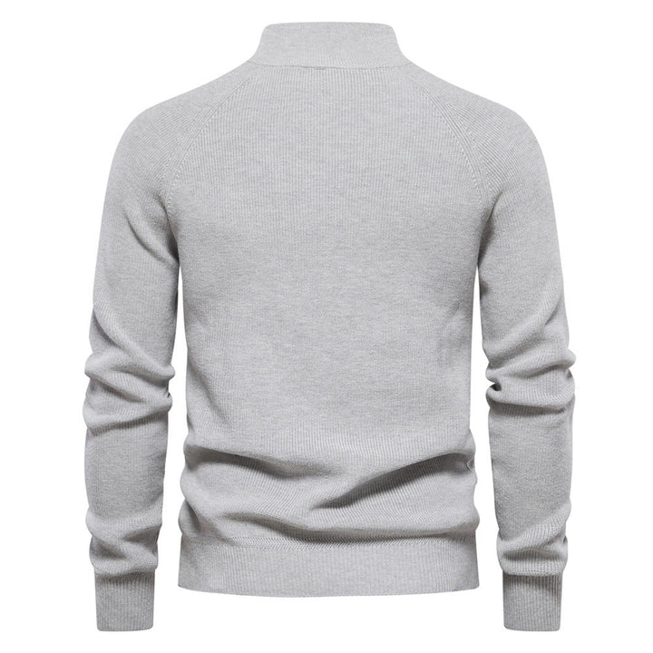 Sérgio | Camisola com Fecho Homem Quarter Zip Malha