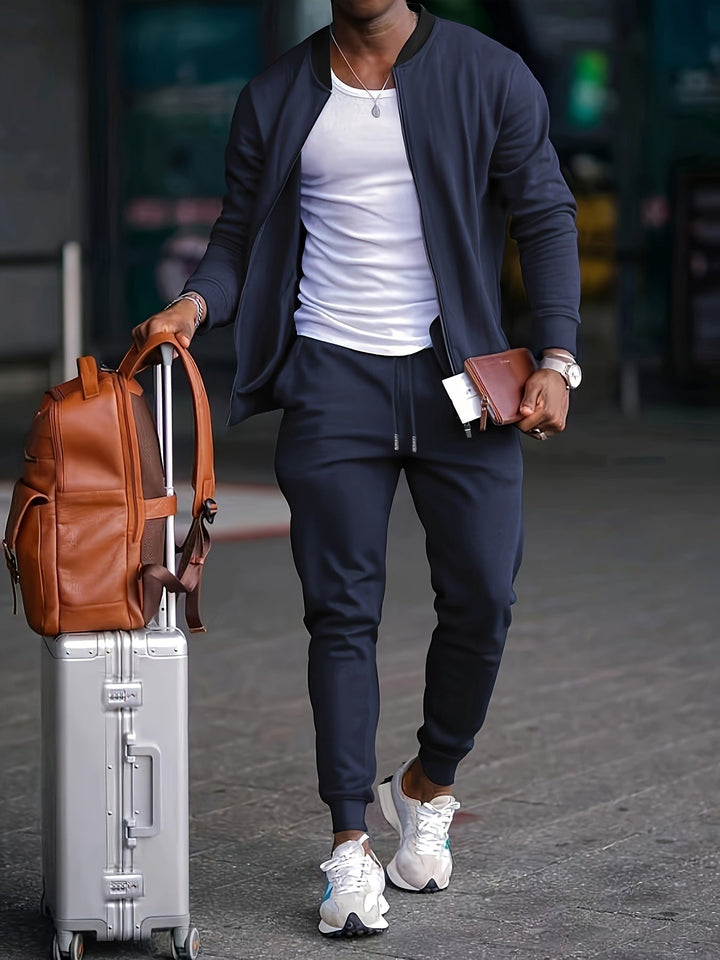 Sérgio | Conjunto de Treino Homem Jogger com Jaqueta Zip