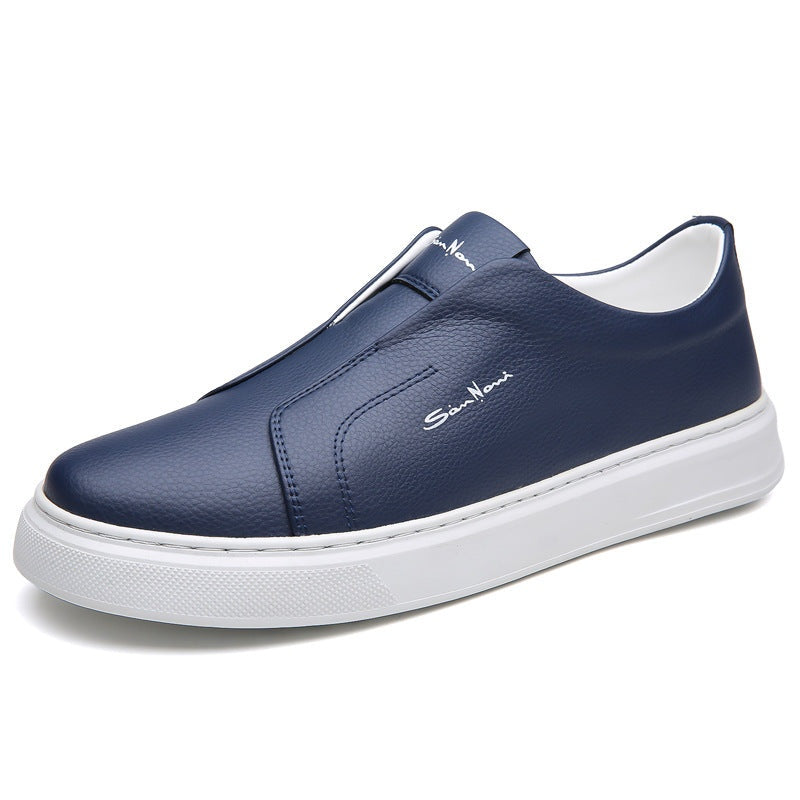 Sérgio | Sneakers de Couro Homem Slip-On Sola Alta