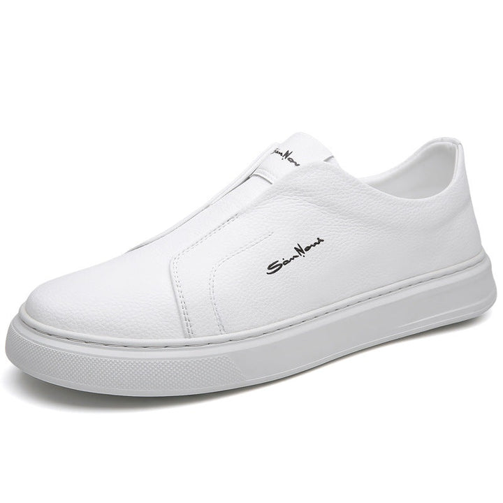 Sérgio | Sneakers de Couro Homem Slip-On Sola Alta