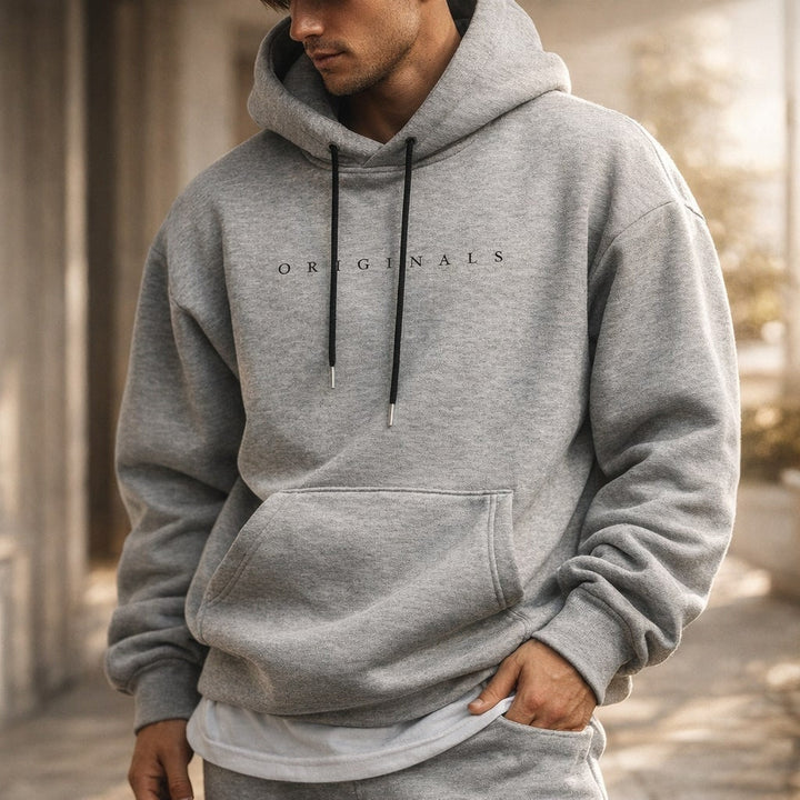 Simão | Sweatshirt Homem com Capuz Bolso Canguru