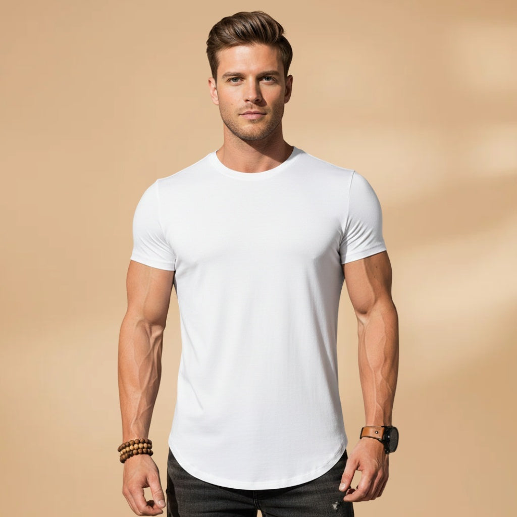 Rafael | T-Shirt Básica Homem Manga Curta