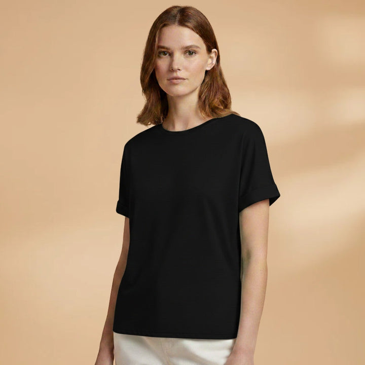 Margarida | T-Shirt Oversized Estampada Mulher Manga Curta