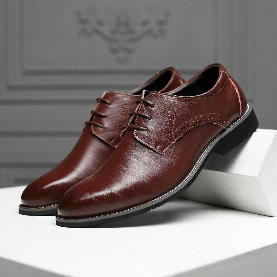 Tomás | Sapatos Oxford de Couro Homem com Atacadores