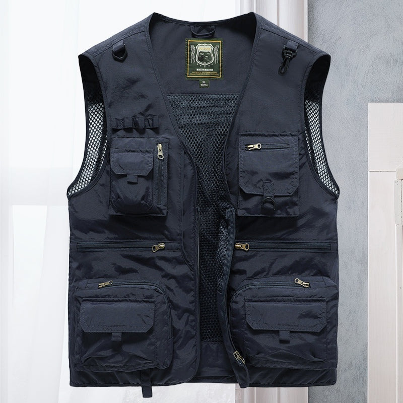 Vasco | Colete Outdoor Homem Multi-Bolsos Sem Mangas