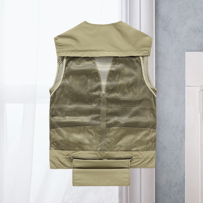 Vasco | Colete Outdoor Homem Multi-Bolsos Sem Mangas