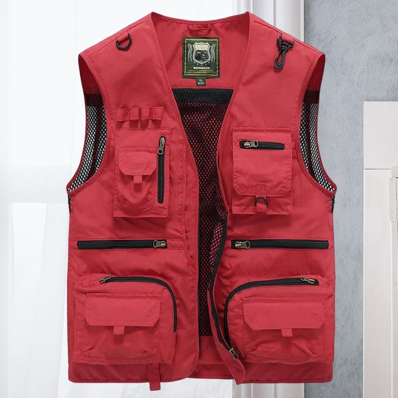 Vasco | Colete Outdoor Homem Multi-Bolsos Sem Mangas