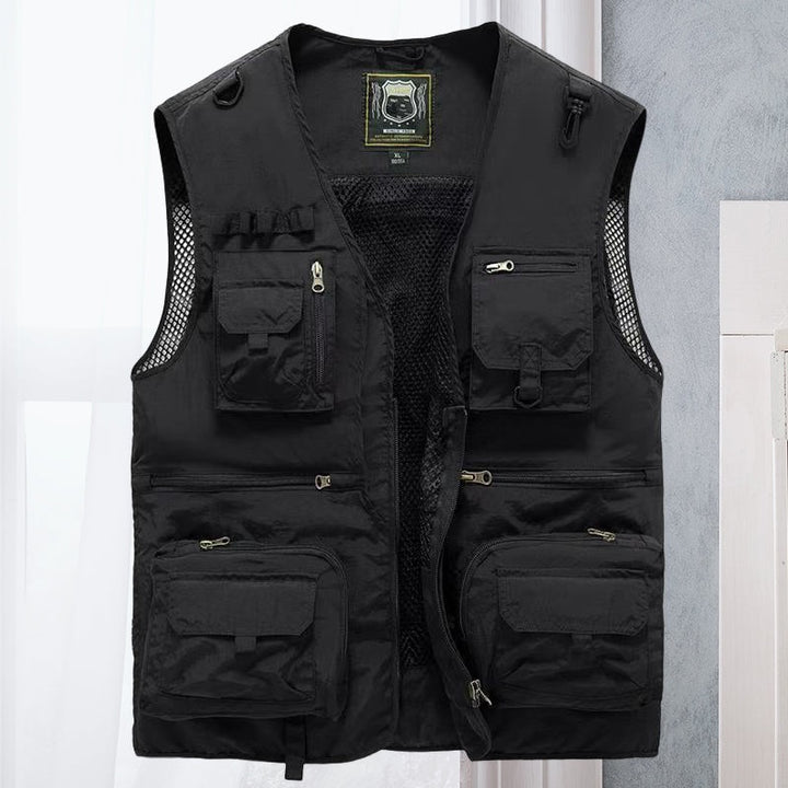 Vasco | Colete Outdoor Homem Multi-Bolsos Sem Mangas