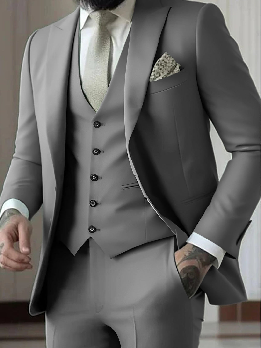 Vasco | Fato Três Peças Homem Smoking Slim Fit