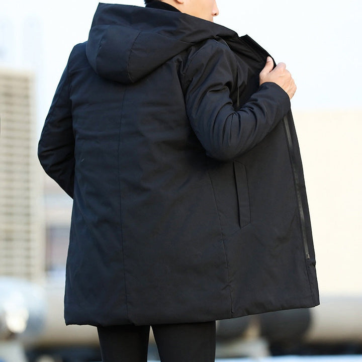 Vasco | Parka Acolchoada Impermeável Homem com Capuz Comprida