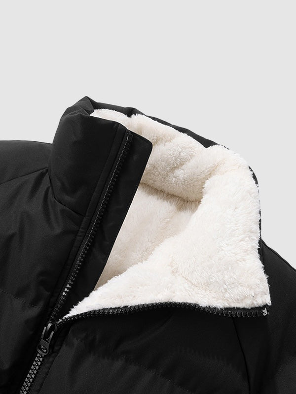 Vasco | Puffer Jacket Homem Acolchoado Forrado Borreguinho