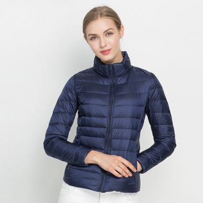Vera | Casaco Acolchoado de Plumas Mulher Leve Gola Alta