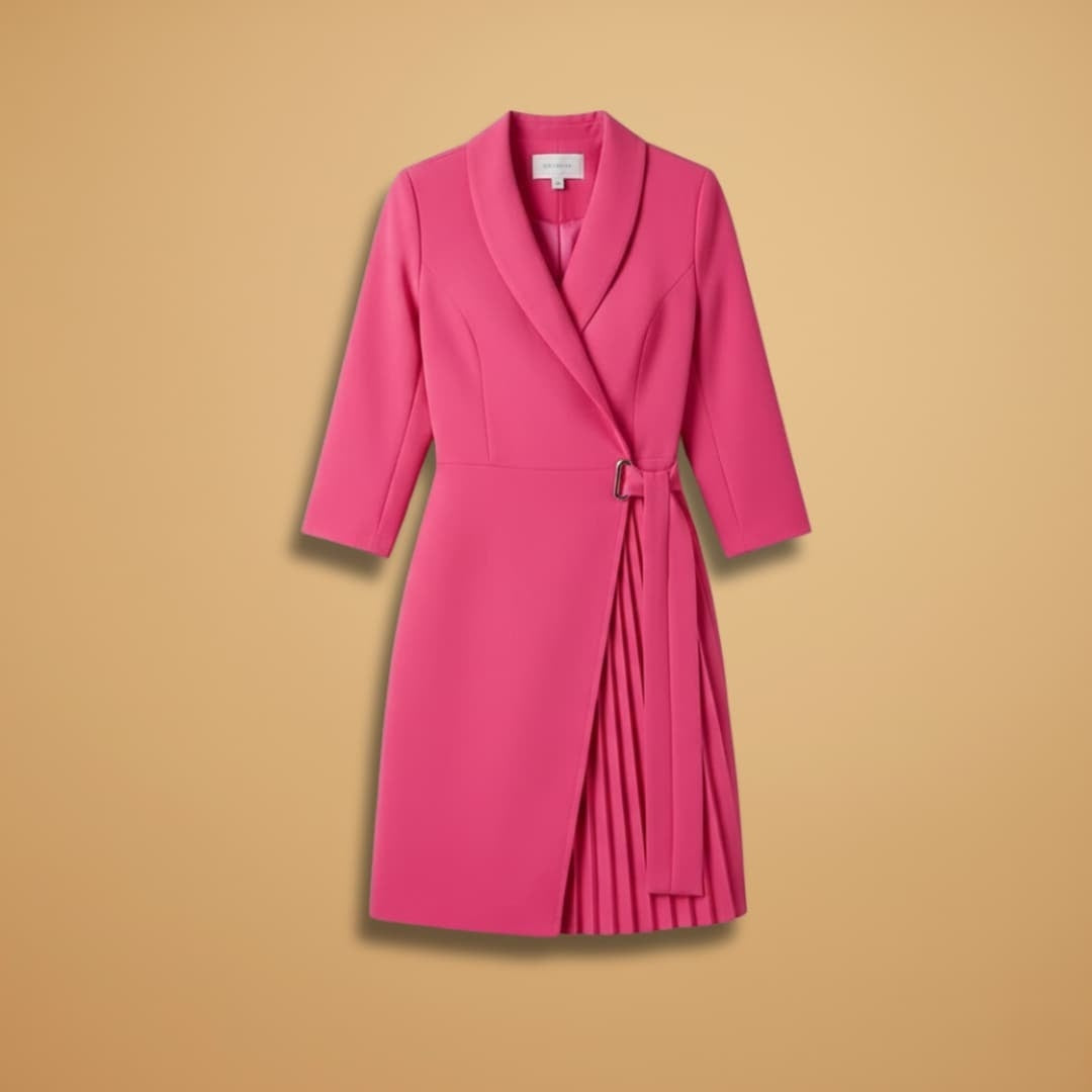 Lúcia | Vestido Blazer Transversal Mulher Manga Comprida