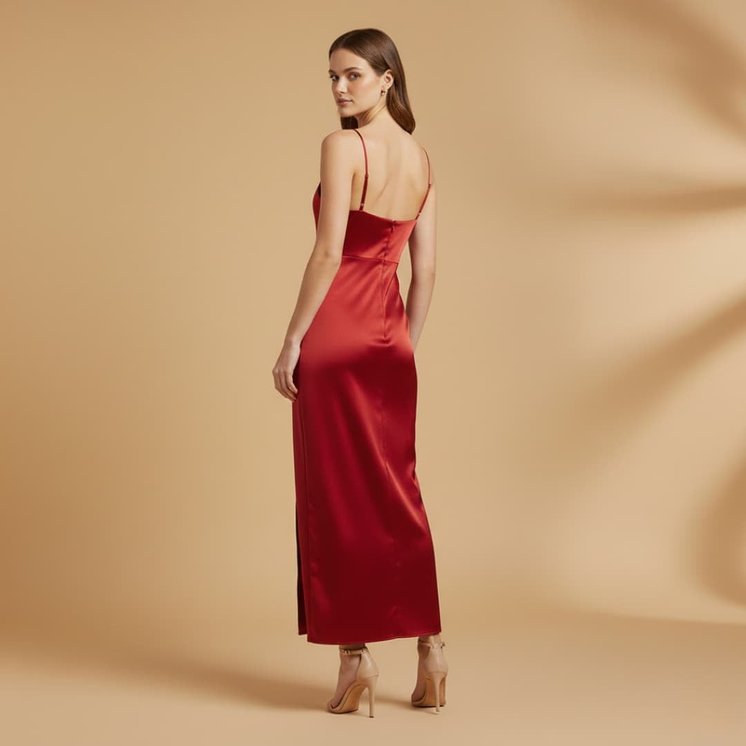 Marta | Vestido Comprido de Festa Mulher Alças Finas