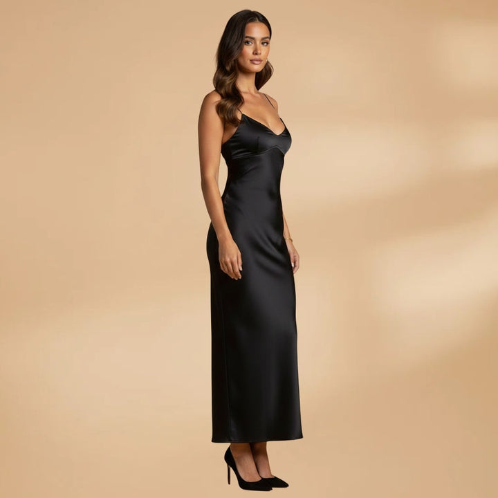 Bruna | Vestido Comprido de Festa Mulher Alças Finas
