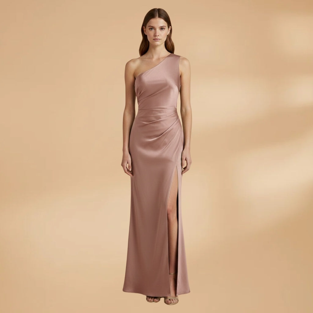 Mónica | Vestido Comprido de Festa Mulher Um Ombro