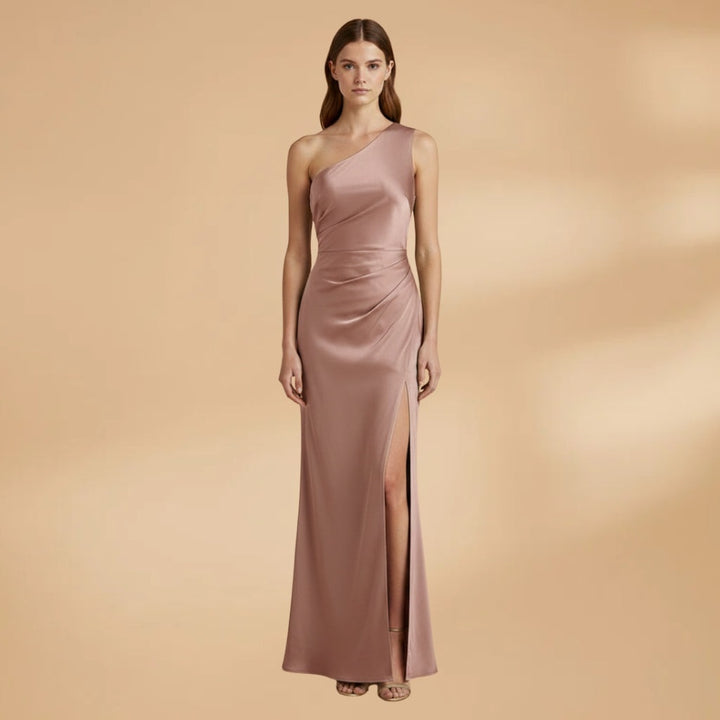 Mónica | Vestido Comprido de Festa Mulher Um Ombro