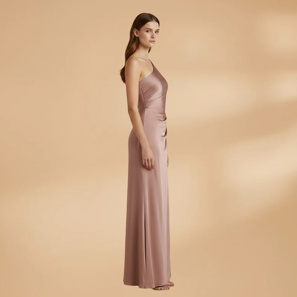Mónica | Vestido Comprido de Festa Mulher Um Ombro
