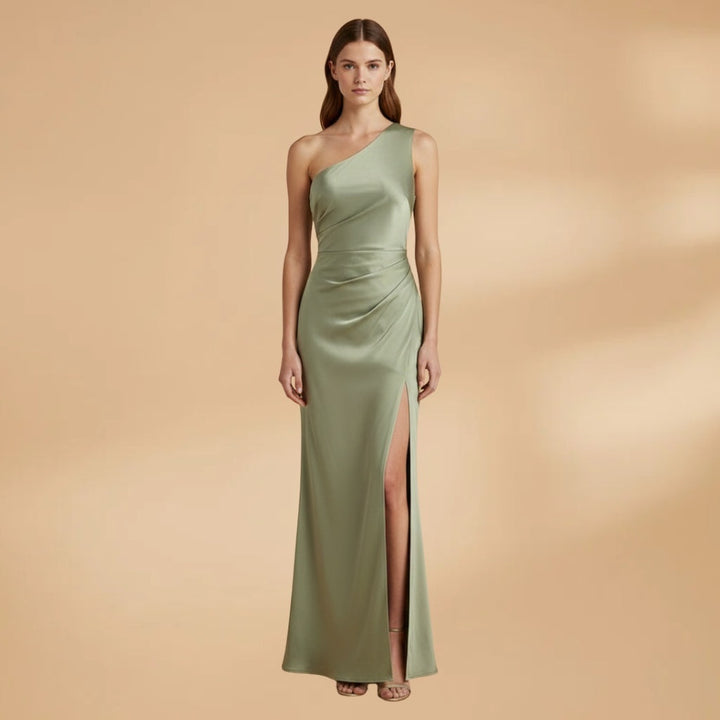 Mónica | Vestido Comprido de Festa Mulher Um Ombro