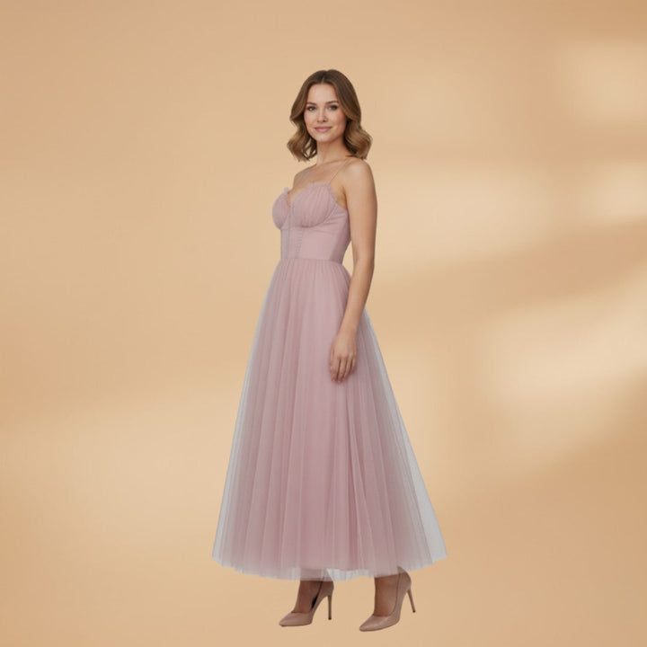 Bruna | Vestido Comprido de Gala Mulher Corpete Estruturado