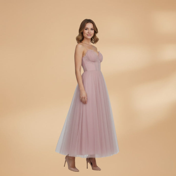 Bruna | Vestido Comprido de Gala Mulher Corpete Estruturado