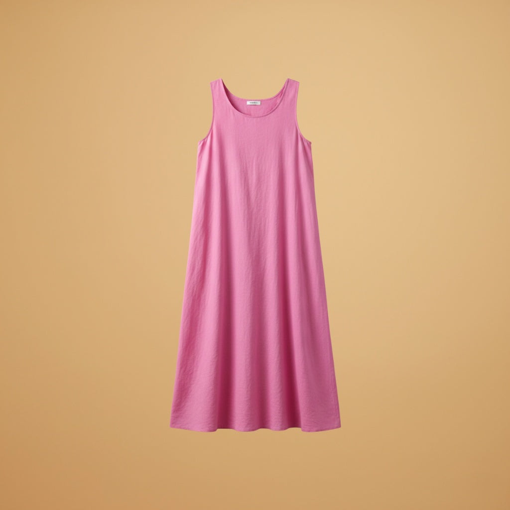Carla | Vestido Comprido de Verão Mulher Sem Mangas
