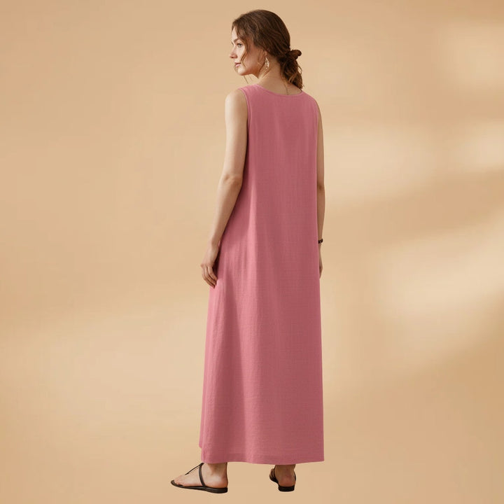 Carla | Vestido Comprido de Verão Mulher Sem Mangas