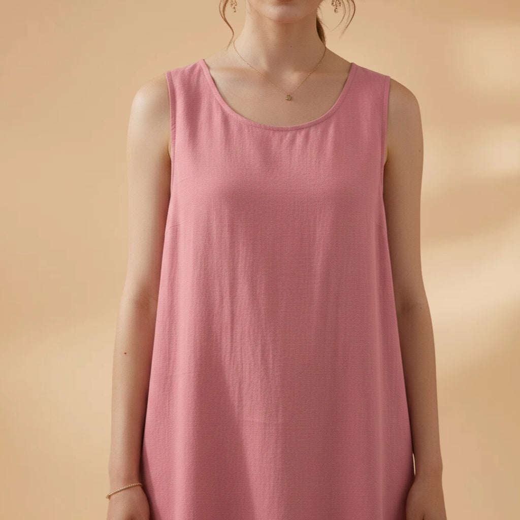 Carla | Vestido Comprido de Verão Mulher Sem Mangas