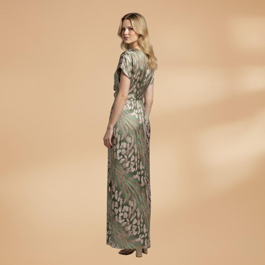 Teresa | Vestido Comprido Decote V Mulher Amarração