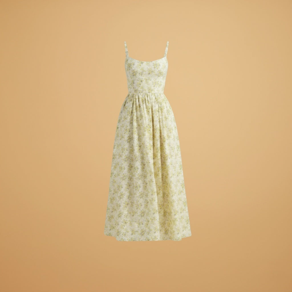 Diana | Vestido Comprido Estampado Alças Mulher