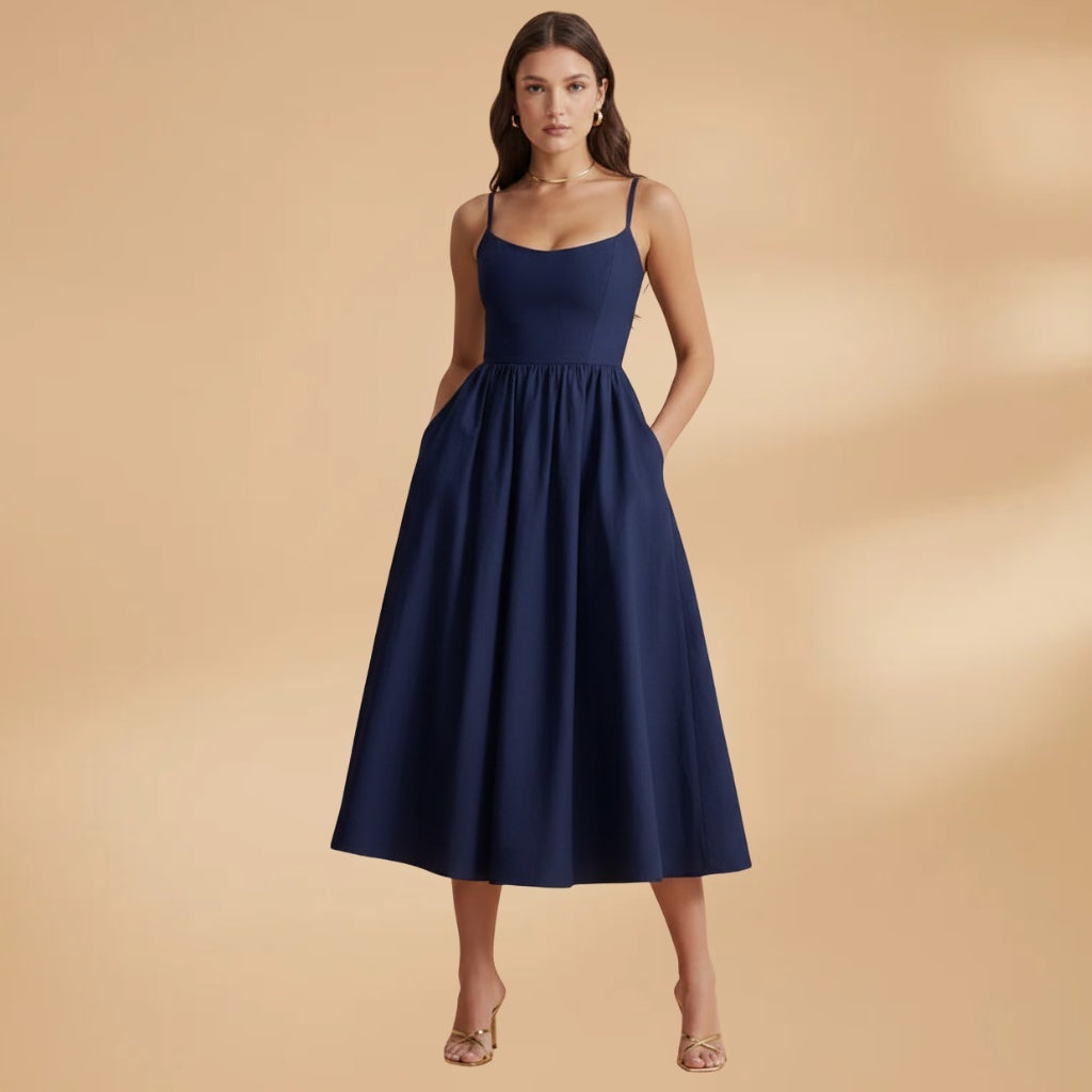 Diana | Vestido Comprido Estampado Alças Mulher