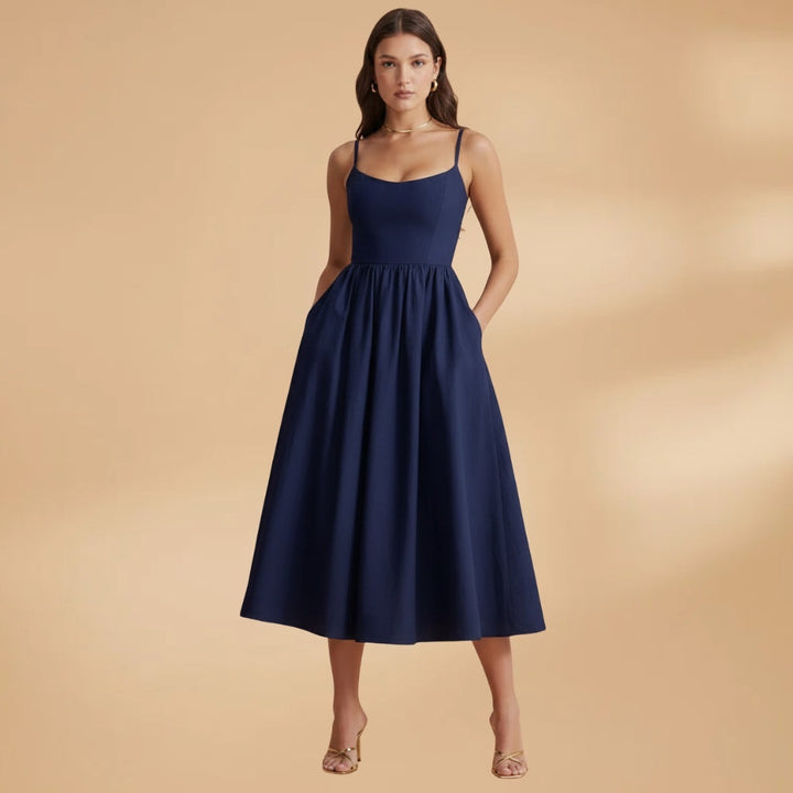 Diana | Vestido Comprido Estampado Alças Mulher