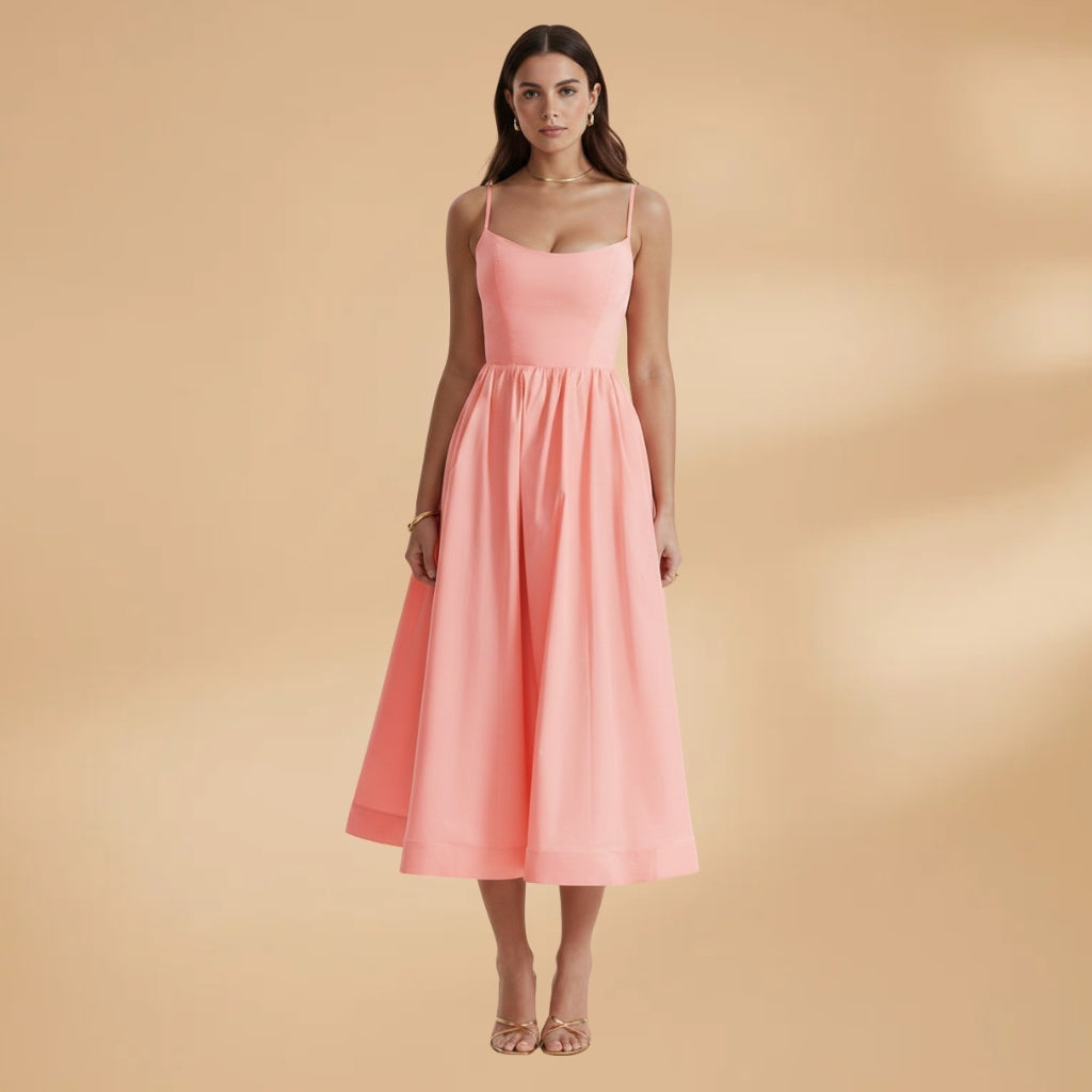 Diana | Vestido Comprido Estampado Alças Mulher