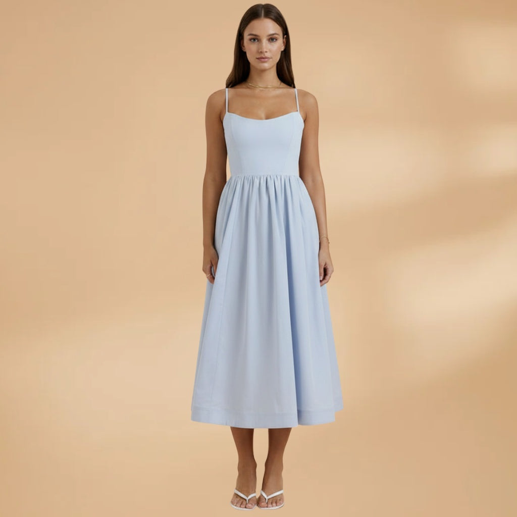 Diana | Vestido Comprido Estampado Alças Mulher