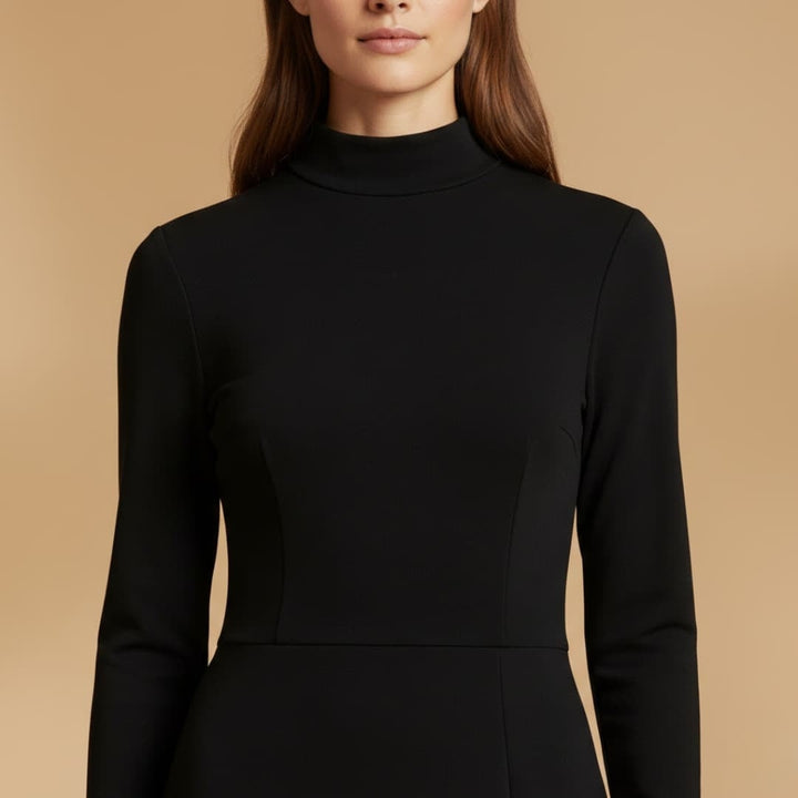 Mariana | Vestido Comprido Manga Longa Mulher Ajustado